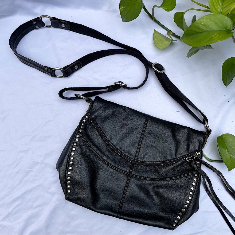 The Sak Crossbody Silverlake Black Studded Bag